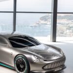 Showcar Vision AMG gibt Ausblick auf die vollelektrische Zukunft von Mercedes-AMG
Vision AMG show car offers glimpse of all-electric future of Mercedes-AMG
