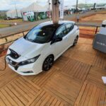 Nos dias quentes da Agrishow, Nissan LEAF garante o chá gelado