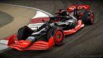 Showcar with Audi F1 launch livery