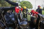 Bombeiros, acidente, carro elétrico, socorro – (2)