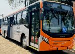 Auto Viação Marechal, ônibus Volvo B320R, transporte público, Brasília, tecnologia de segurança, acessibilidade