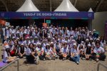 Bruna Frazão entre participantes da FIA GOT BR Experiência para Estudantes F-E Luna Cofré CFA