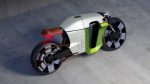 Škoda, Slavia B, motocicleta elétrica, Modern Solid, design automotivo, conceito futurista – (2)