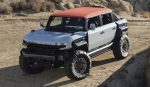 gmc hummer x concept, rival wrangler bronco eletrico, processo gm flex fab, amortecedores multimatic zr2 at4x, especificacoes off road hummer x, design avancado gm pasadena – (1)