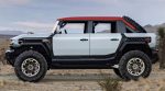gmc hummer x concept, rival wrangler bronco eletrico, processo gm flex fab, amortecedores multimatic zr2 at4x, especificacoes off road hummer x, design avancado gm pasadena – (2)